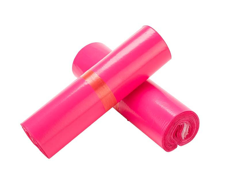 磁玫红色快递袋-02